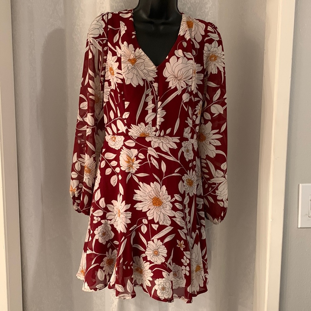 ROW-A FLORAL PRINT  Dress Sz: M